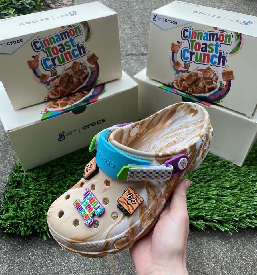 New Crocs 2025 Cinnamon Toast Crunch Jean Dorette