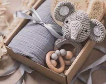New Baby Gift Set | New Baby boy gift | New Baby Girl Gift | Newborn gift box | New Baby Gift box | Baby Shower Gift | elephantbaby gift set