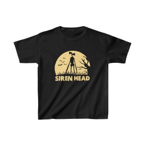 サイレンヘッド 怖いハロウィン 子供用 厚手コットンTシャツ サイレンヘッド
