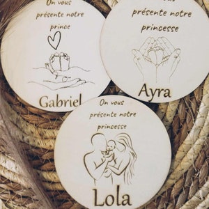 carte annonce bébé
