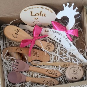 Coffret cadeau de naissance personnalisé