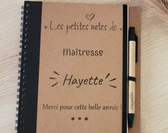 NOTEBOOK / Teacher's notepad / End-of-year gift / Father's Day gift / Teacher's gift