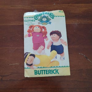 3920 Vintage Kållappsmönster Kläder Butterick