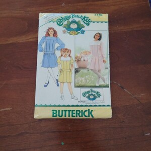Patrón de costura vintage Cabbage Patch 3140 para ropa Butterick