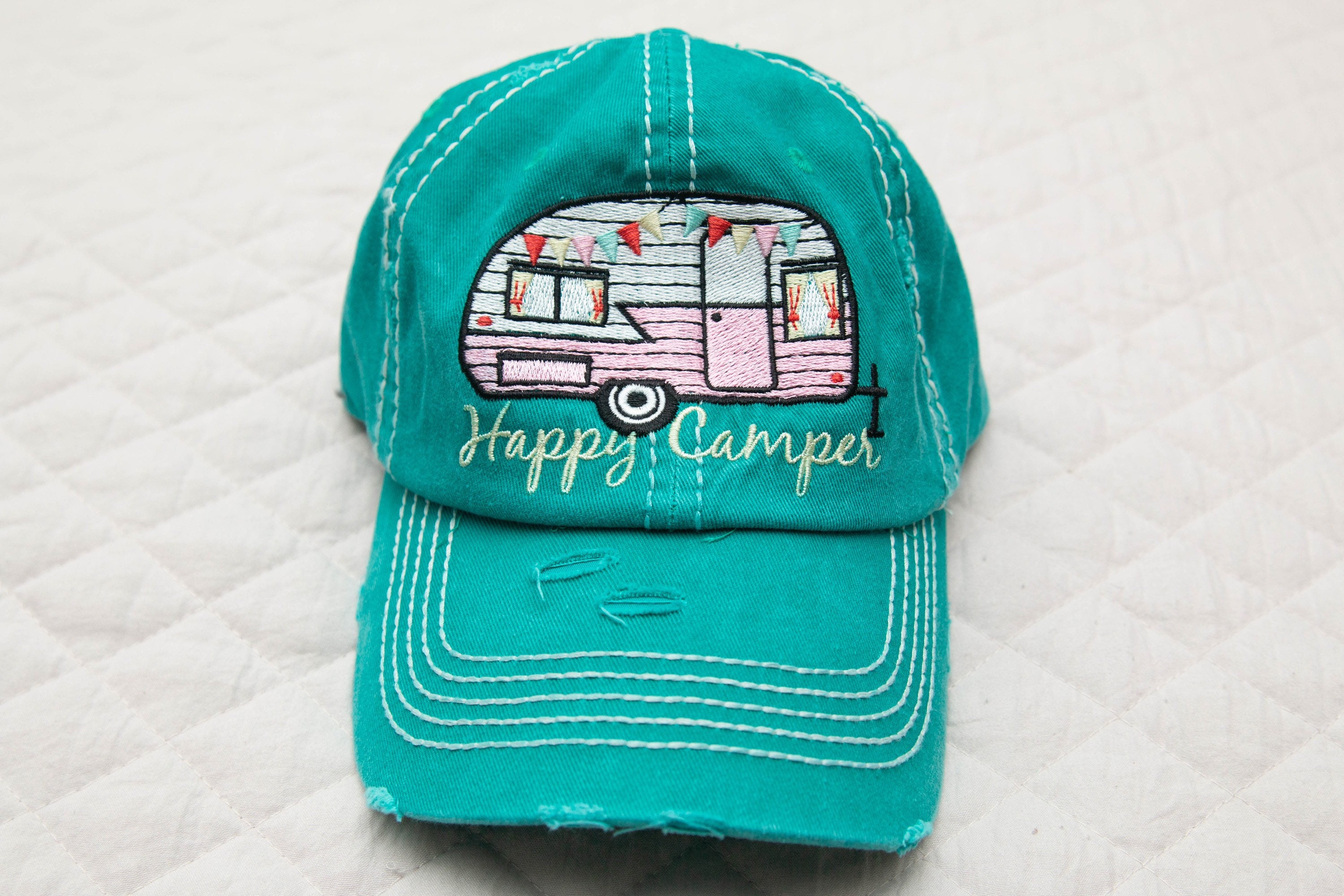 Distressed Graphic Baseball Cap Butterfly Baseball Cap Etsy