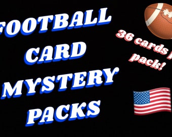 Football Card Mystery Packs