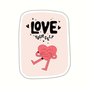 Self Care Sticker, Mental Health Sticker, Therapy Sticker, Sticker Lover, Mental Health Awareness, Positivity Sticker, Self Care, Self Love