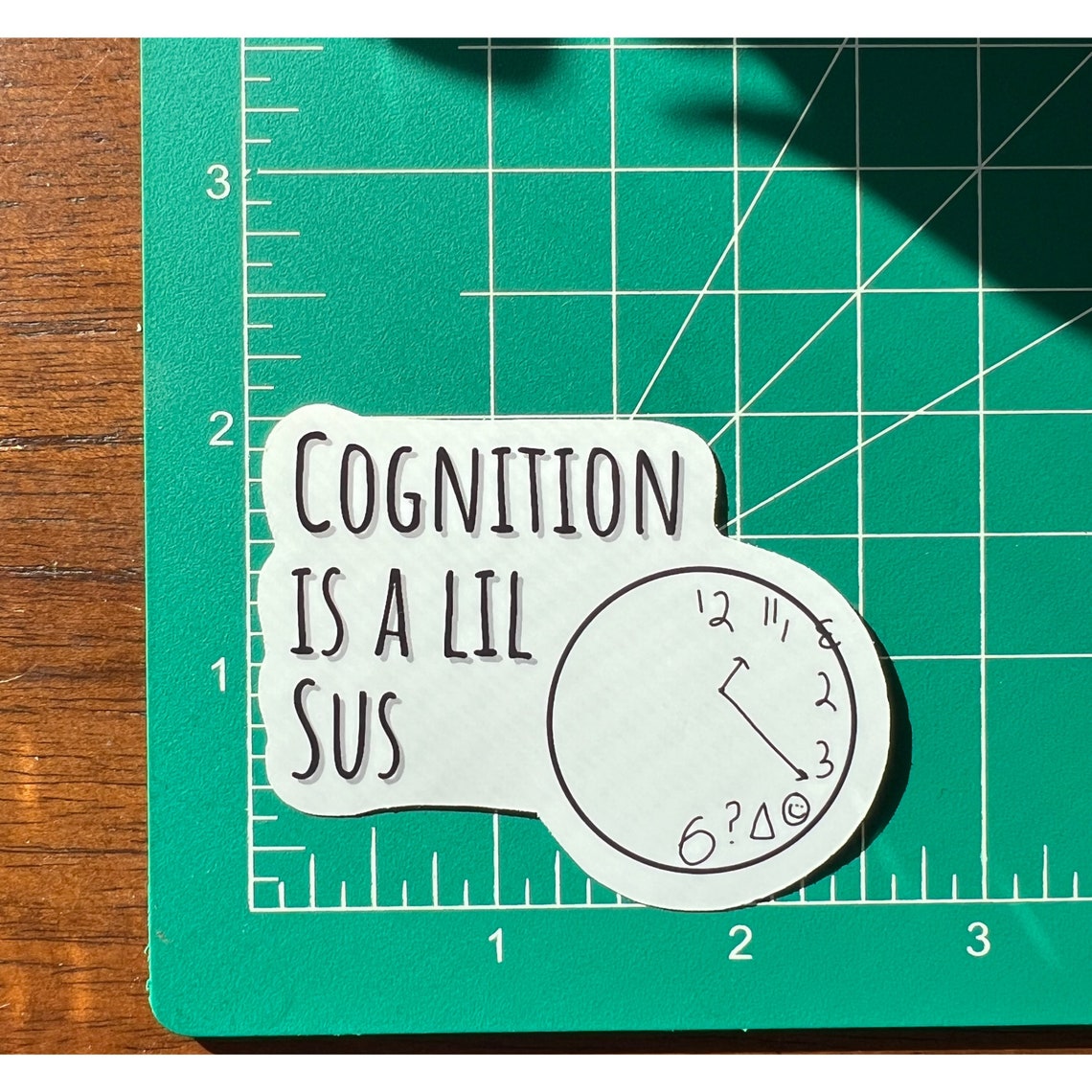 Cognition is a Lil Sus Sticker, Speech Therapy Sticker, SLP, Speech ...