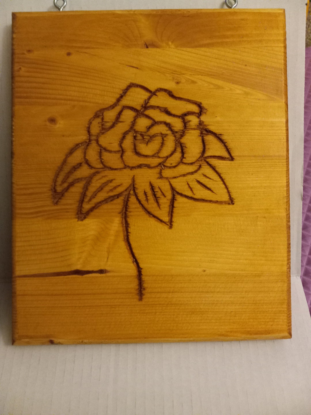 Hand Carved Wall Decor Set of 3 Etsy