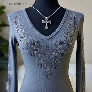 Y2k Tribal Shirt Top - Etsy