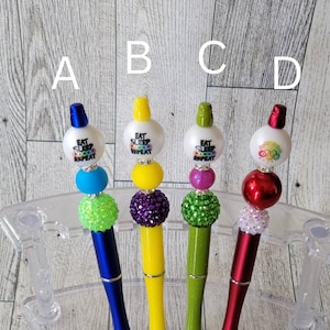 BINGO Beaded Pen, Bingo Pen, Bingo Items, Bingo Player, Bingo Supplies, Bingo Beads, Gift for Her, Bingo Gift, Bingo Lucky Charm
