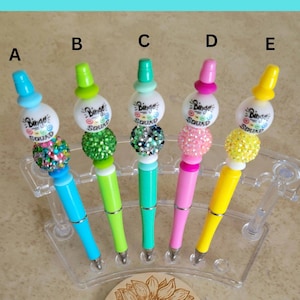 BINGO Beaded Pen, Bingo Pen, Bingo Items, Bingo Player, Bingo Supplies, Bingo Beads, Gift for Her, Bingo Gift, Bingo Lucky Charm