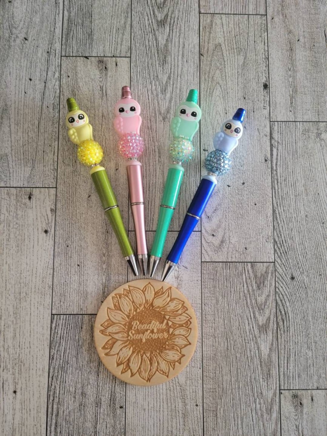 Owl Pens Owl Gift Owl Pen Silicone Pen Owlet Hoot Pens - Etsy