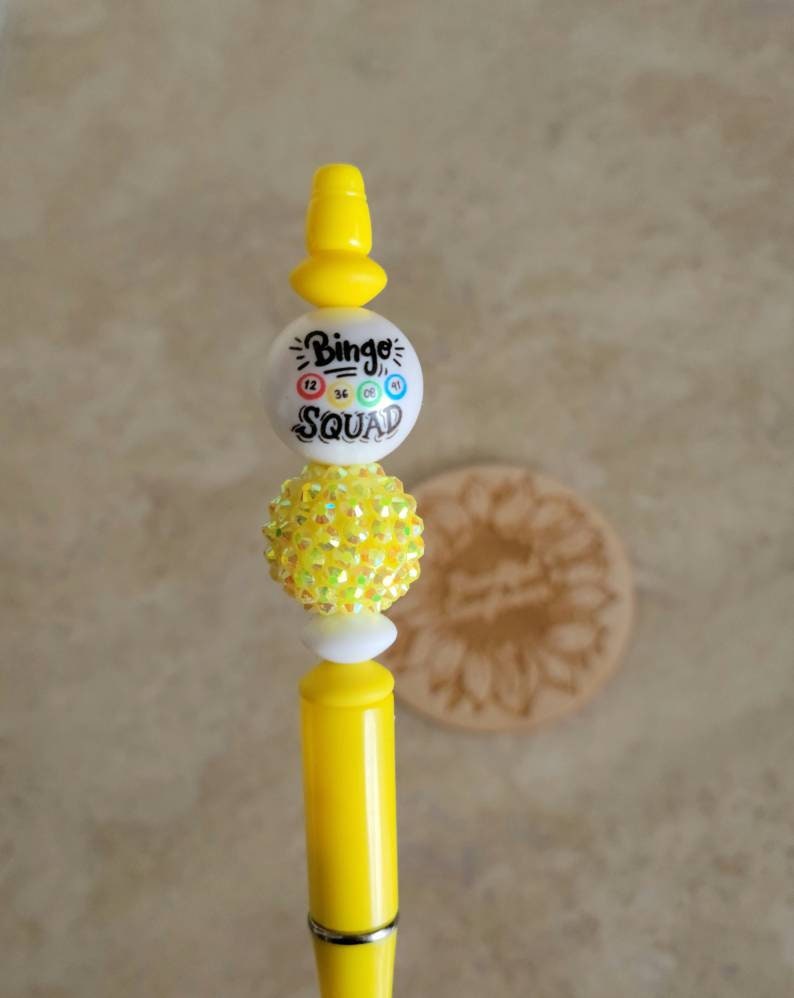 BINGO Beaded Pen Bingo Pen Bingo Items Bingo Player Bingo Etsy