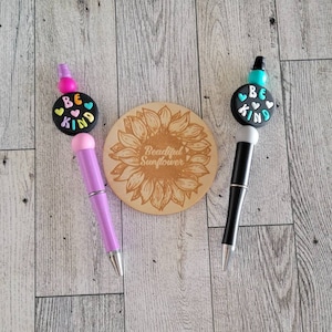 Be Kind, Be Kind Pens, Positivity Pens, Positive Affirmation, Happy Gifts, Be Kind Gifts, Silicone Pen, Journal Pen, Positive Pens