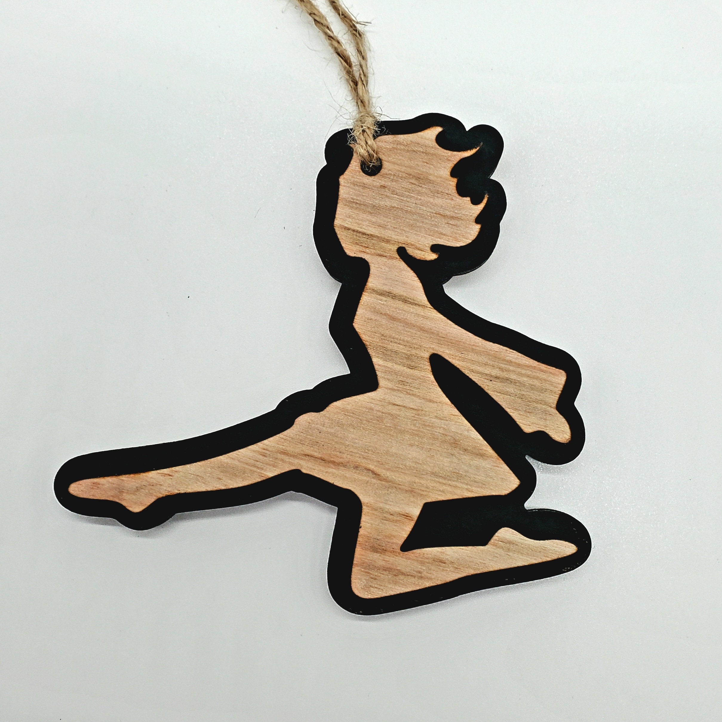 Personalized Irish Dancer Girl Ornament Engraved Wooden Etsy