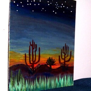 Sunset glow painting.