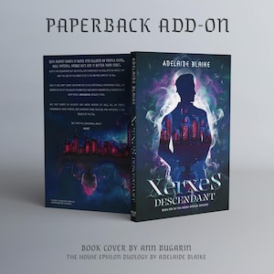 Premade Book Cover Design - Paperback Add-on - Customisable - Illustrated - PAPERBACK