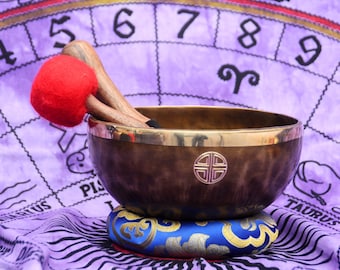 Full moon singing bowl-Moon Energy singing bowl-Handmade singing bowl-Tibetan chakra Healing singing bowl-Master quality singing bowl-Nepal