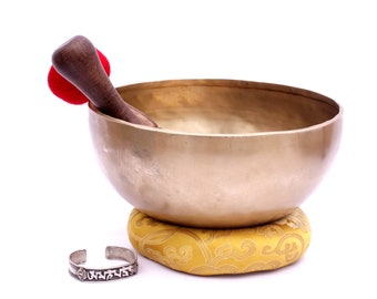 Authentic Handmade singing bowl-10 inches Diameter Master Healing singing bowl-Chakra Healing meditation singing bowl-yoga bowl for Healing