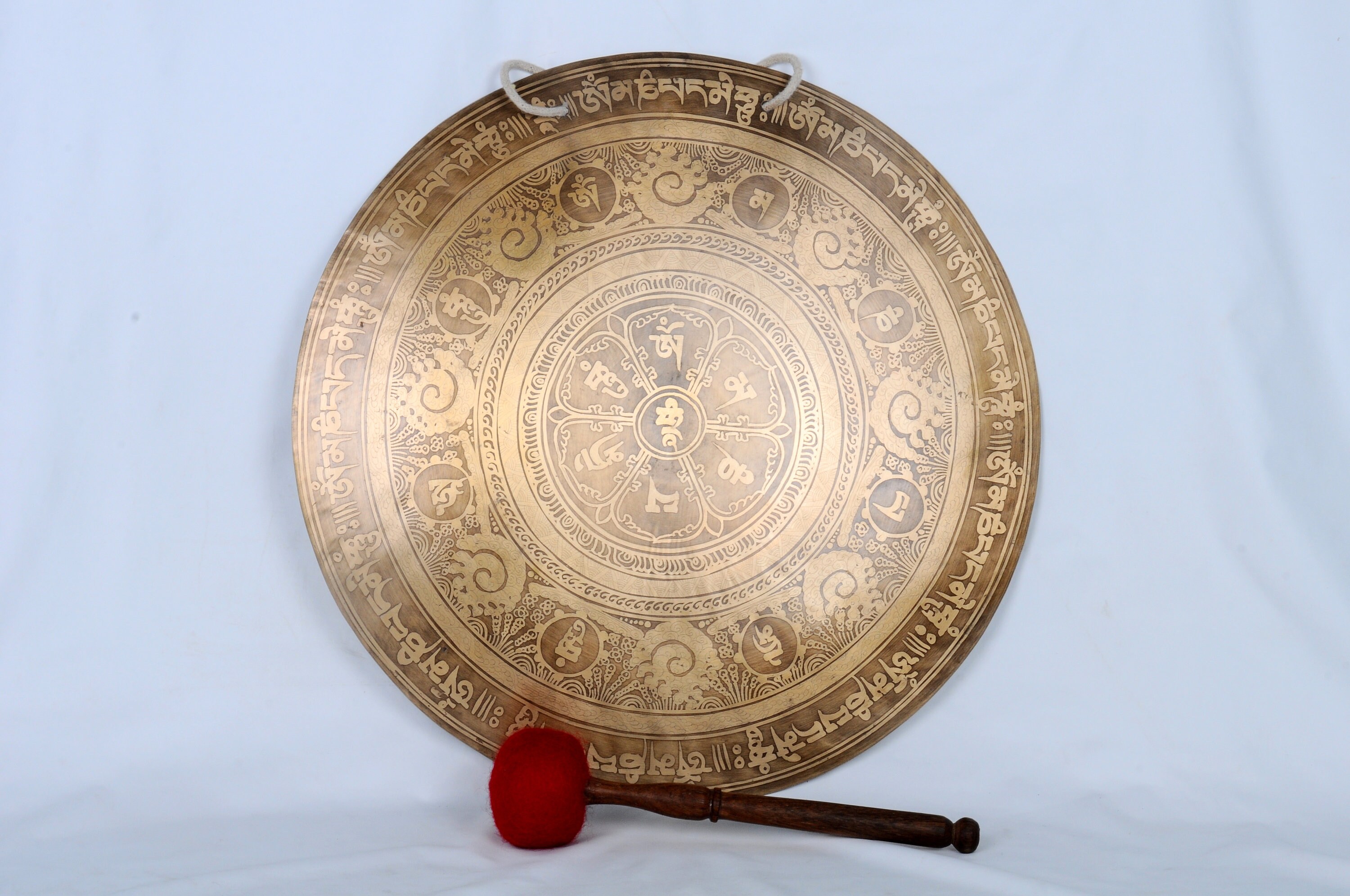 Handmade Authentic Gong from Nepal | Tibetan Style Gong for Meditation and  Spiritual Practice | Sound Healer