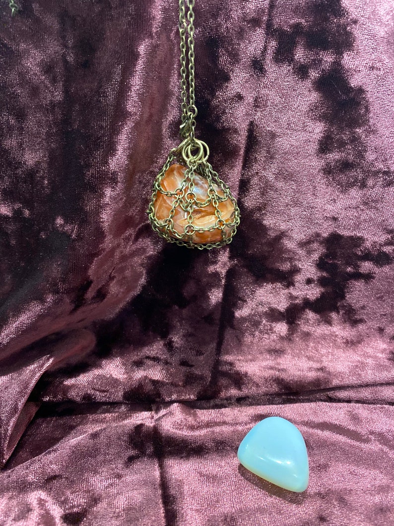 Chain Pouch Necklace Etsy