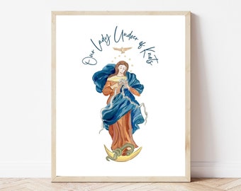 Nuestra Señora Desatadora de Nudos Imprimir Arte de pared