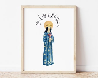 Our Lady of Pontmain Print Catholic Wall Art DIGITAL DOWNLOAD