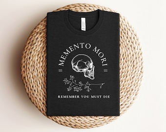 Memento Mori Catholic tshirt Unisex t-shirt tee Halloween