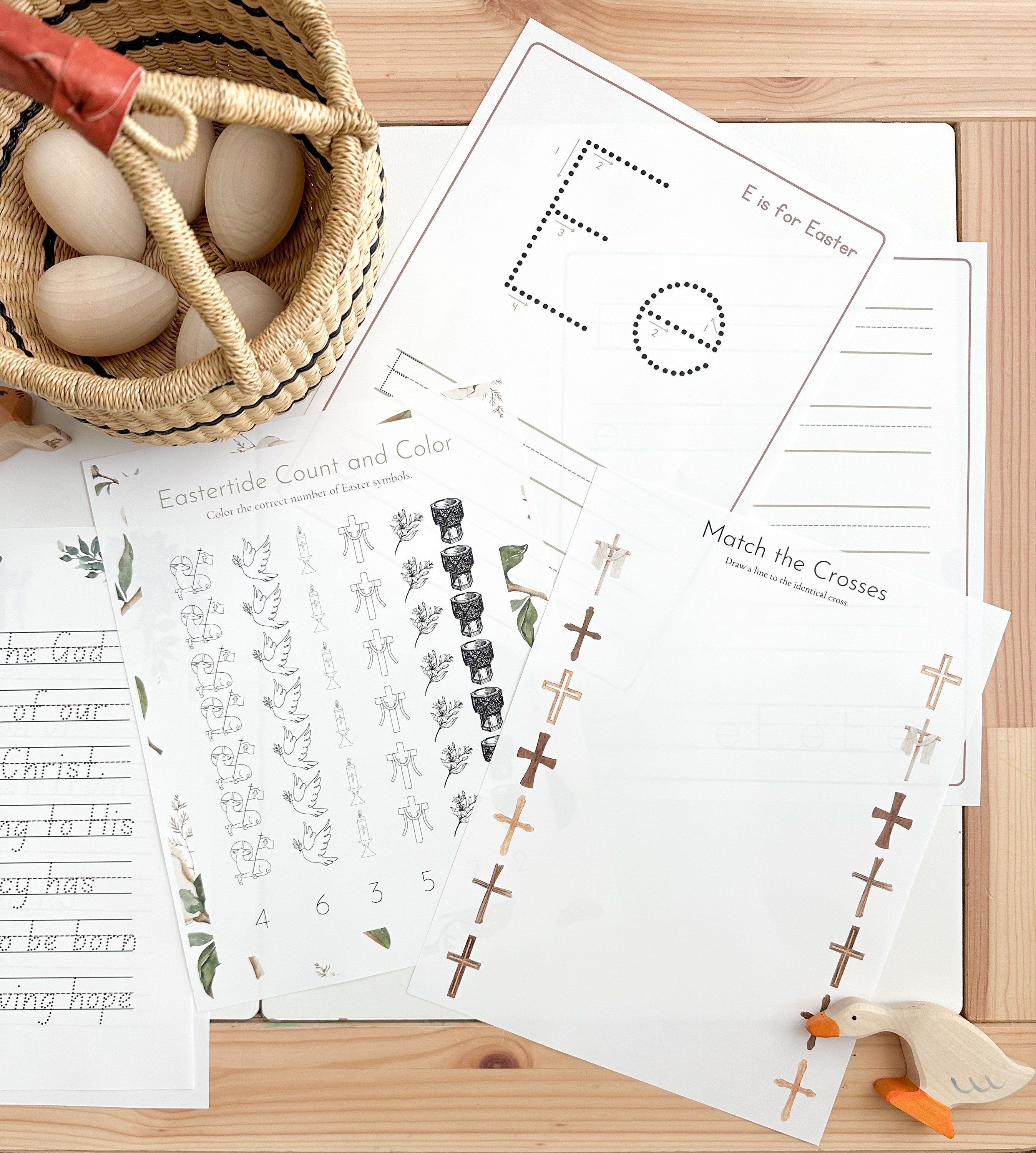 Kids Easter Activity Pack Eastertide Catholic Unit Study Printable ...