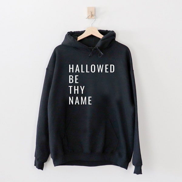 Katholisches Sweatshirt Hallowed Unisex Hoodie Halloween Allerseelen Heiligen