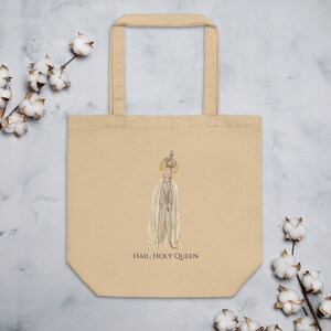 Hail Queen Mary Catholic Eco Tote Bag Konfirmation Geschenk