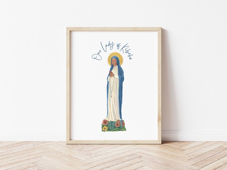 Our Lady of Kibeho Print Catholic Wall Art DIGITAL DOWNLOAD - Etsy