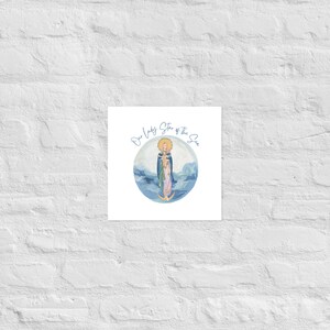 Our Lady Star of the Sea Print Wall Art - Etsy