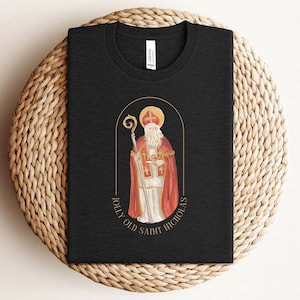 Saint Nicholas Christmas Shirt Catholic Christian Unisex t-shirt tee