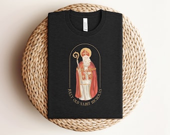 Saint Nicholas Christmas Shirt Catholic Christian Unisex t-shirt tee