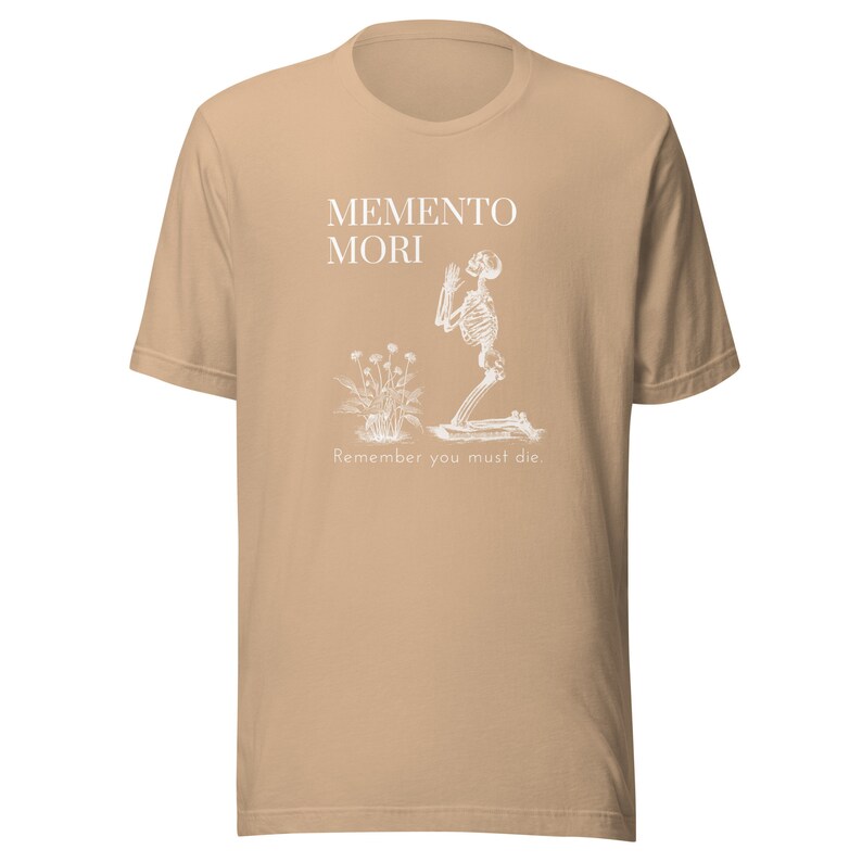 Memento More Catholic Tshirt Unisex t-shirt Tee Halloween