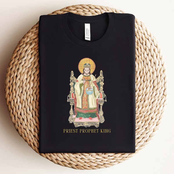 Christ the King Priest Prophet Catholic Unisex t-shirt