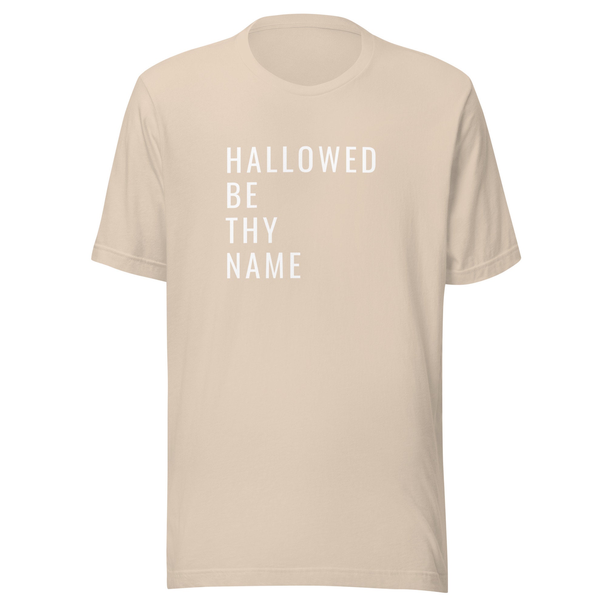 Discover Catholic tshirt Hallowed Be Thy Name Unisex t-shirt Tee All Hallows Eve
