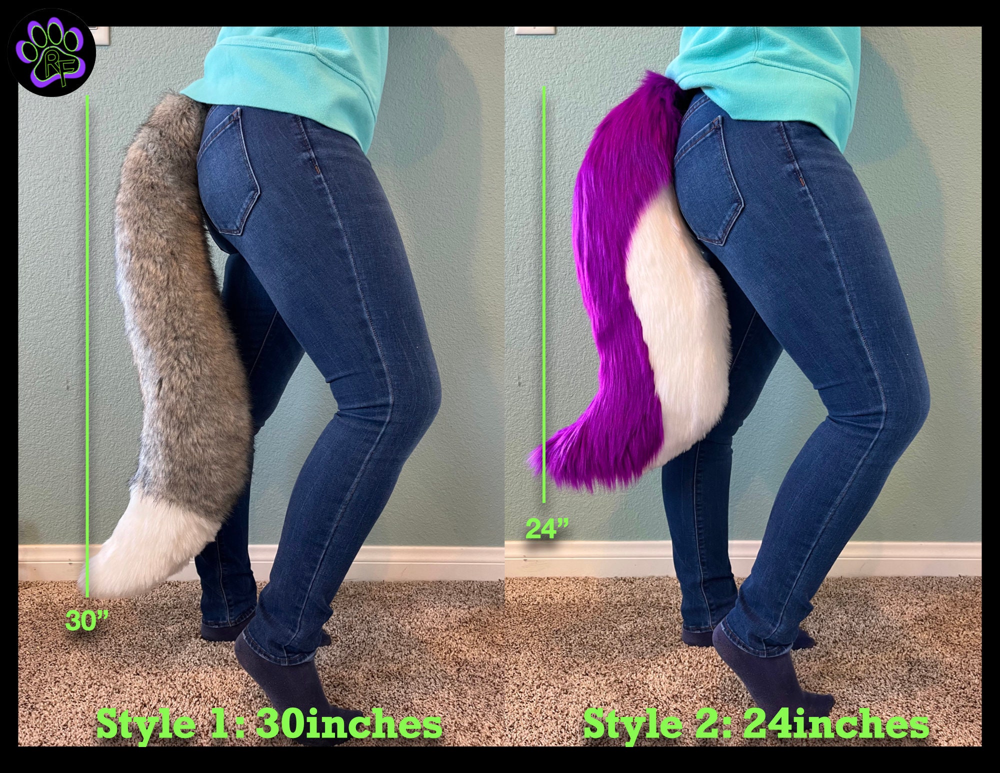 COMMISSION Custom Canine Fursuit Tails, Tail for Fursuit - Etsy
