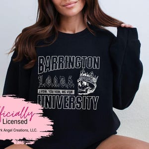 Officially Licensed Barrington University L.O.R.D. Sweatshirt Shantel Tessier