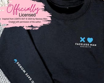 Officell Lizensiert - Lights Out Book - Navessa Allen - Sweatshirt - Book Merch - Dark Romance