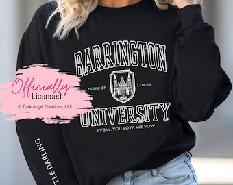 Officially Licensed Barrington University Sweatshirt Shantel Tessier