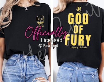 Officially Licensed Rina Kent God Of Fury Shirt