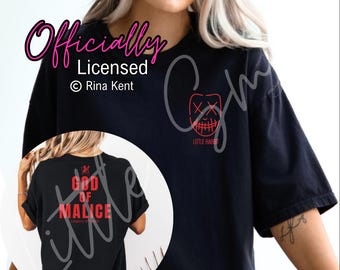 Officially Licensed Rina Kent God Of Malice Shirt