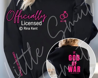 Officially Licensed Rina Kent God Of War Sweatshirt