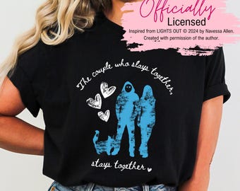Libro Lights Out con licenza ufficiale - Navessa Allen - Una famiglia che uccide insieme resta insieme - Maglietta - Merchandising del libro - Dark Romance