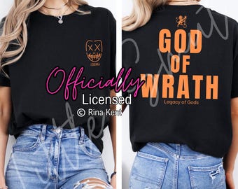 Officially Licensed Rina Kent God Of Wrath Shirt