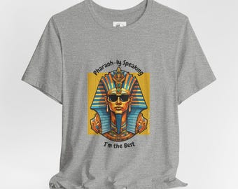 Pharoahly_Speaking Youth T-shirt, Ancient Egypt Tee, Egyptian Hieroglyphics Shirt, History Buff Gift, Kids Pharaoh Shirt