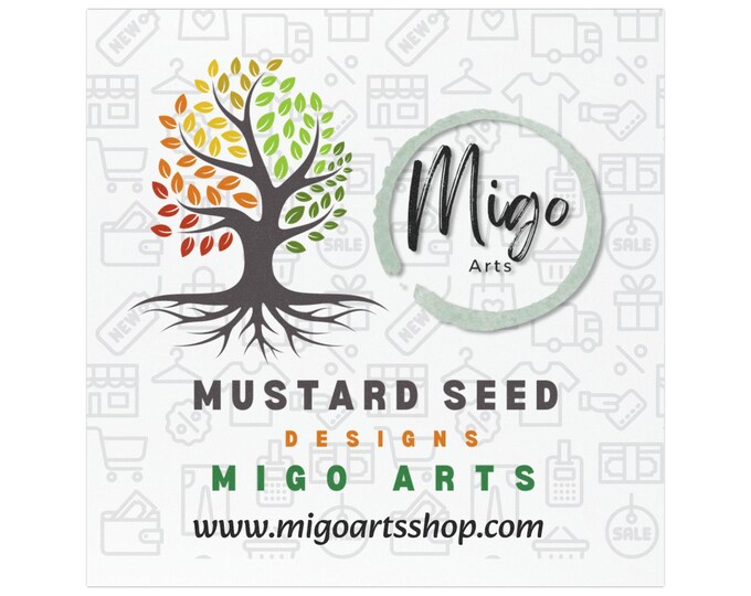 Custom Car Magnet | Promote Your Brand | Mustard Seed by MigoArts